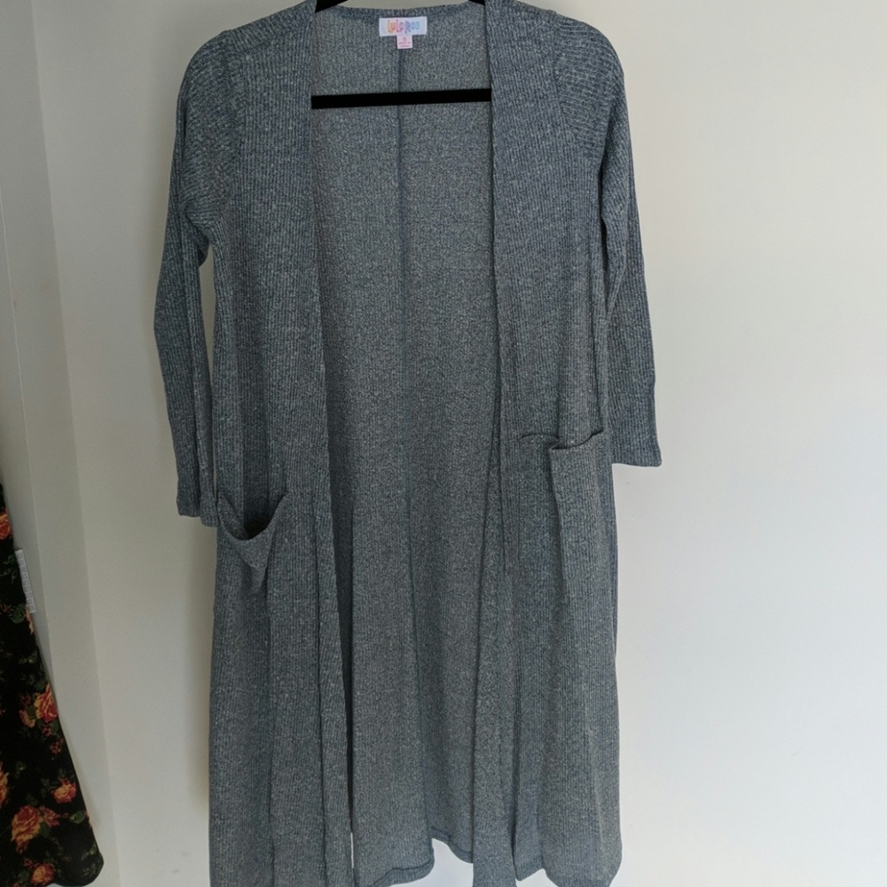 LuLaRoe grey Sarah cardigan